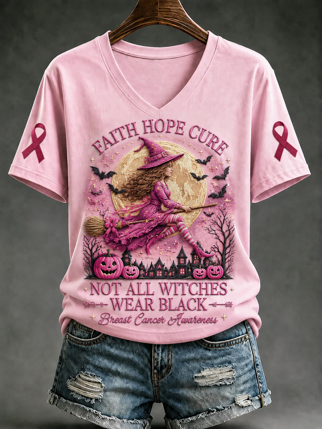 Women's Breast Cancer Short-sleeved T-shirt