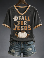 Women's Fall For Jesus T-Shirt