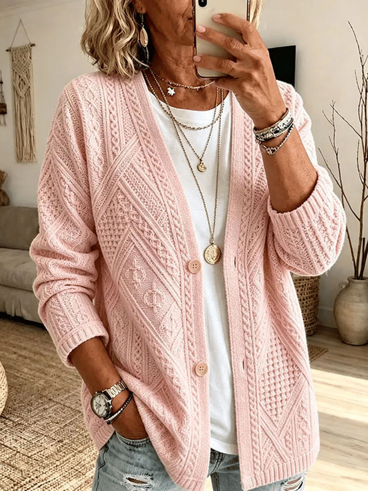 Women'S Casual Printed Cardigan