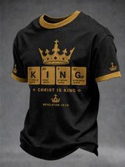 Men's Christian Christ Is King Short Sleeve T-shirt