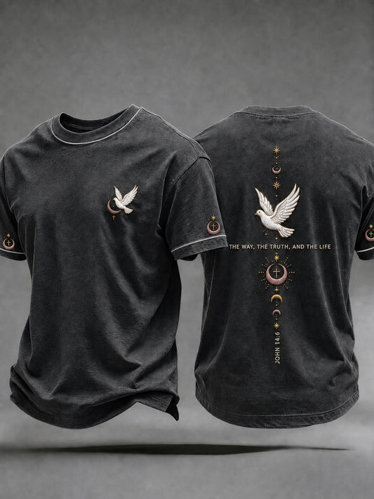 Men's Christian The Way The Truth And The Life  Short Sleeve T-shirt