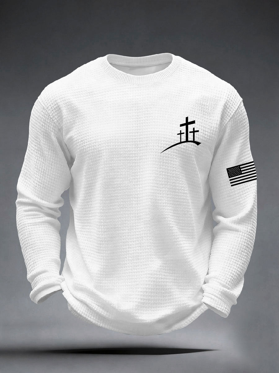 Men's Faith Cross Waffle Top