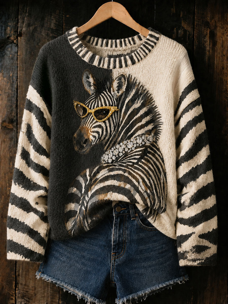 Women's Zebra Print Tops