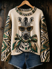 Women's Fun Zebra Print Tops
