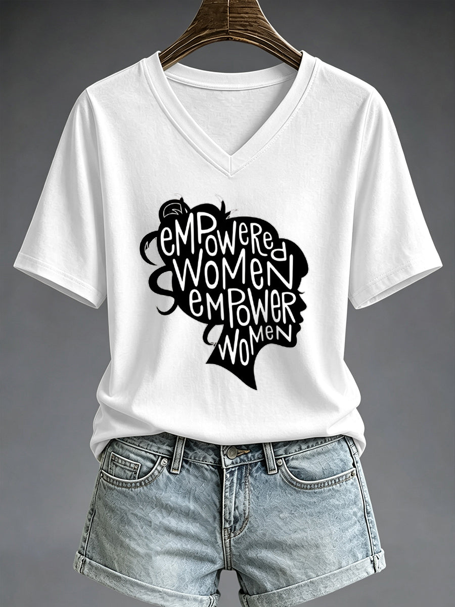 Women's Empowered Women Print T-shirt
