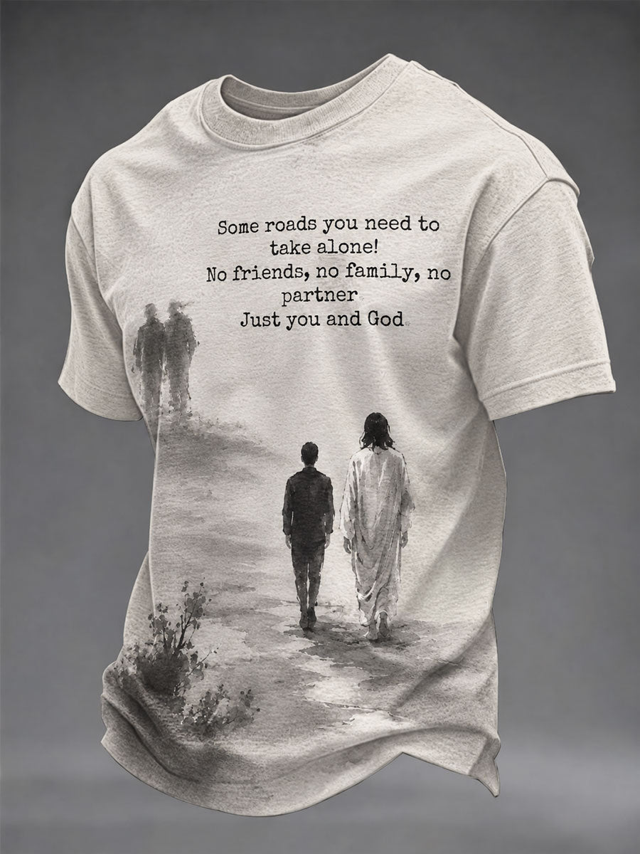 Men's Some Roads You Need To Take Alone Short sleeves T-shirt