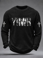 Men's Christian YHWH Waffle Long Sleeve T-Shirt