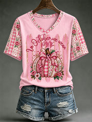 Women's In October We Wear Pink Short-sleeved T-shirt