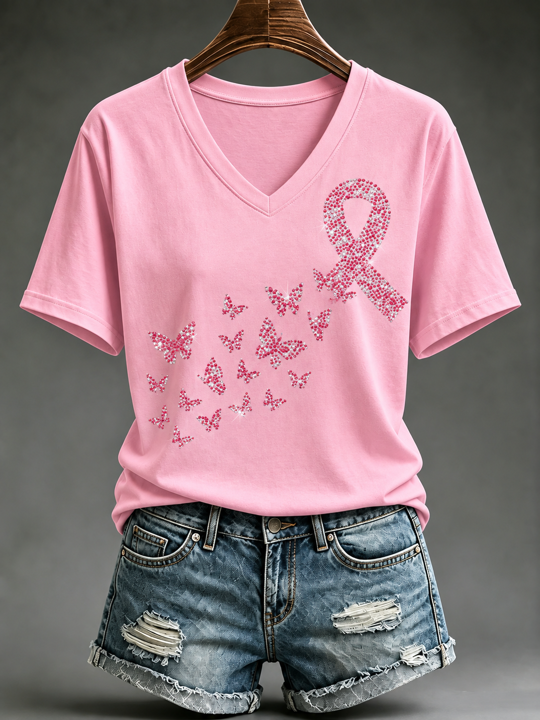 Women's Breast Cancer Short-sleeved T-shirt
