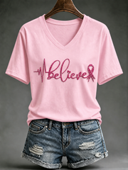 Women's Breast Cancer Short-sleeved T-shirt