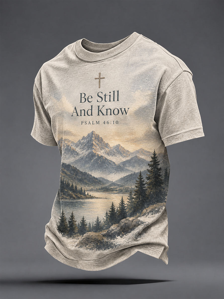 Men's Be Still And Know T-Shirt