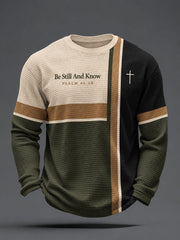 Men's Be Still and Know Waffle Top