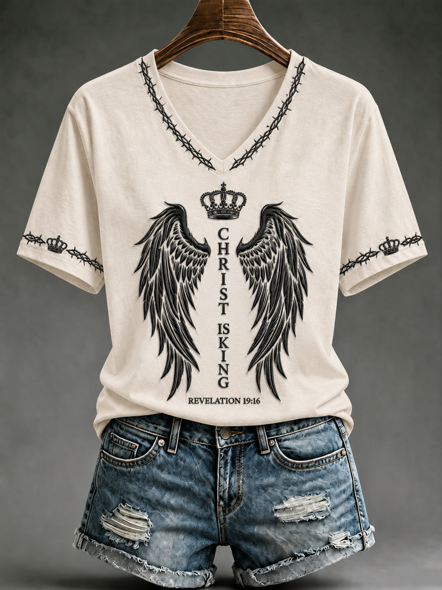Women's Christian Christ Is King Short Sleeve T-shirt