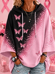Women’s Breast Cancer Short-Sleeve Hoodie