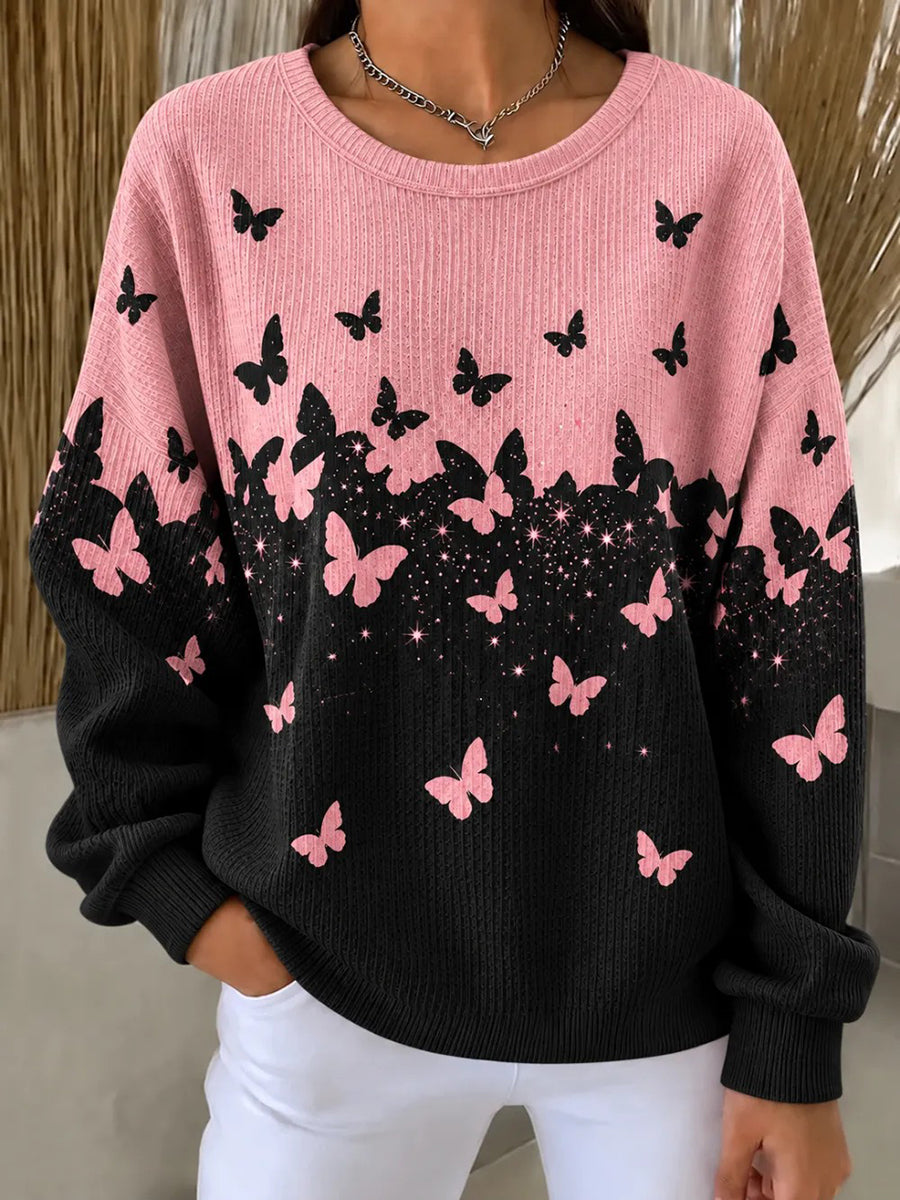 Women'S Breast Cancer Awareness Casual Sweater