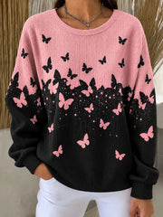 Women'S Breast Cancer Awareness Casual Sweater