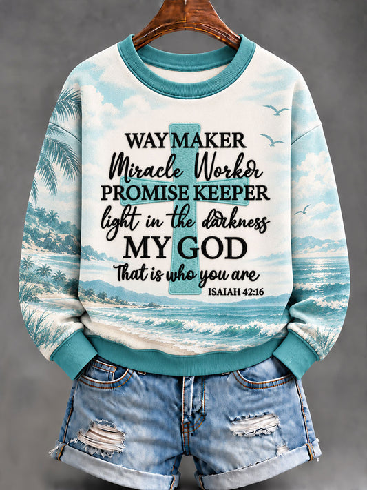 Women's Christian Waymaker Regular Sweatshirt