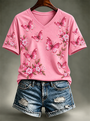 Women's Breast Cancer Short-sleeved T-shirt