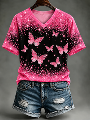 Women's Breast Cancer Short-sleeved T-shirt