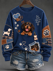 Women's Cute Animalst Print Sweatshirt