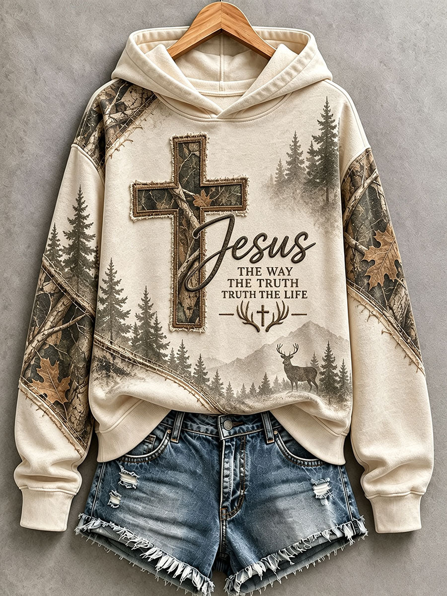 Women's Jesus The Way The Truth The Life  Hoodie