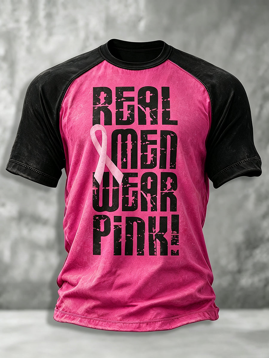 Men's Breast Cancer Awareness T-shirt