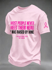 Men's Breast Cancer Awareness Real Men Wear Pink T-Shirt
