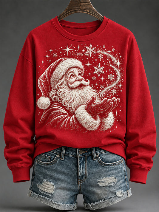 Women's Christmas Print Sweatshirt