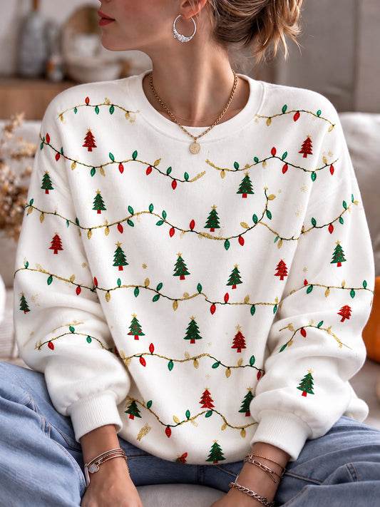 Women's Christmas Print Sweatshirt