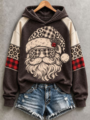Women's Vintage Santa Hoodie