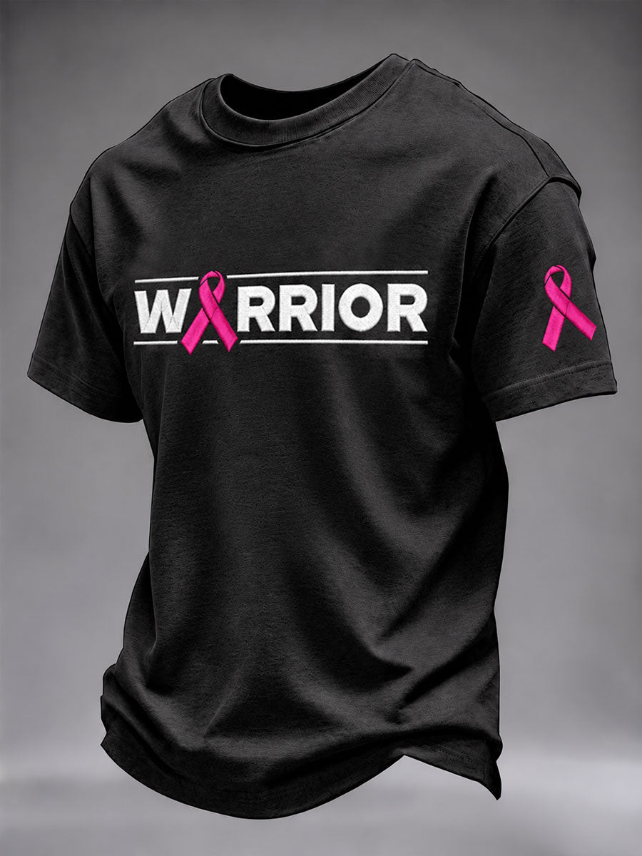 Men's Breast Cancer Awareness Real Men Wear Pink Short Sleeves T-Shirt