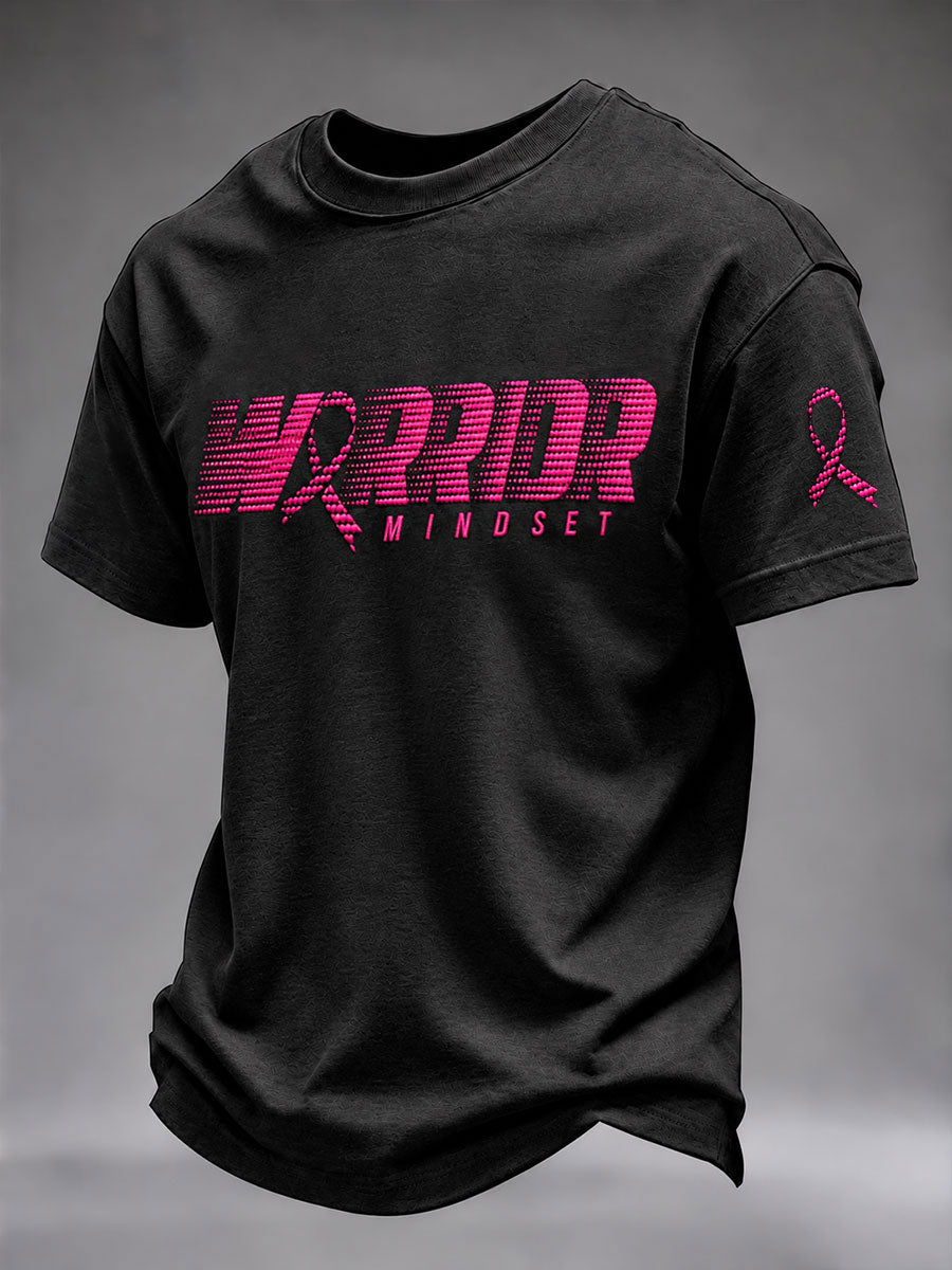 Men's Breast Cancer Awareness Real Men Wear Pink Short Sleeves T-Shirt