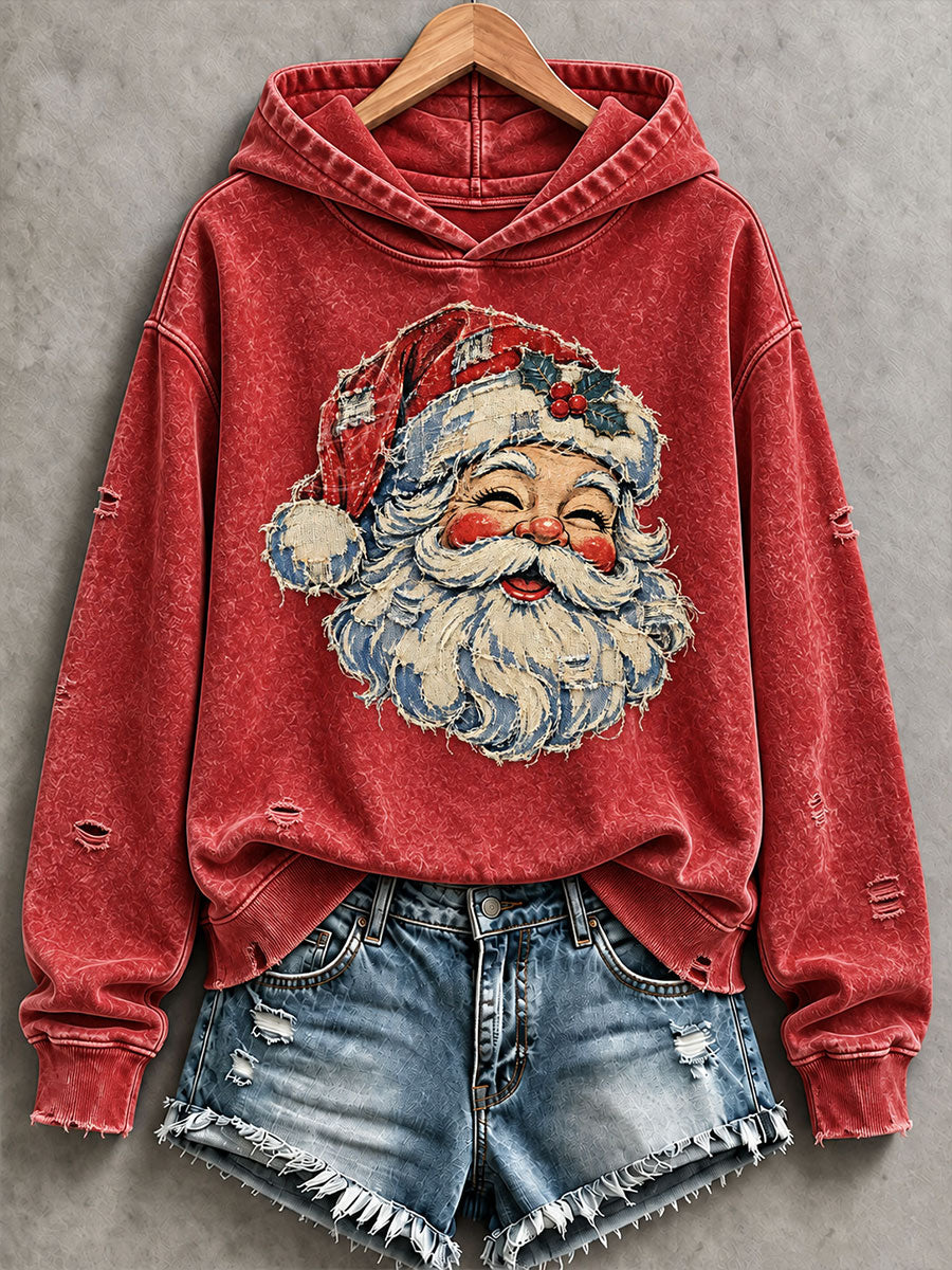 Women's Christmas Print Casual Hoodie