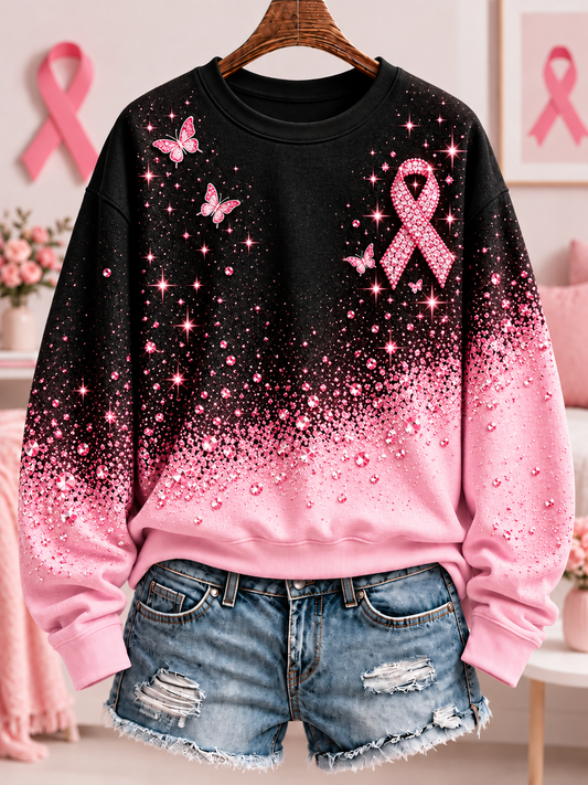 Women's Breast Cancer Regular Sweatshirt