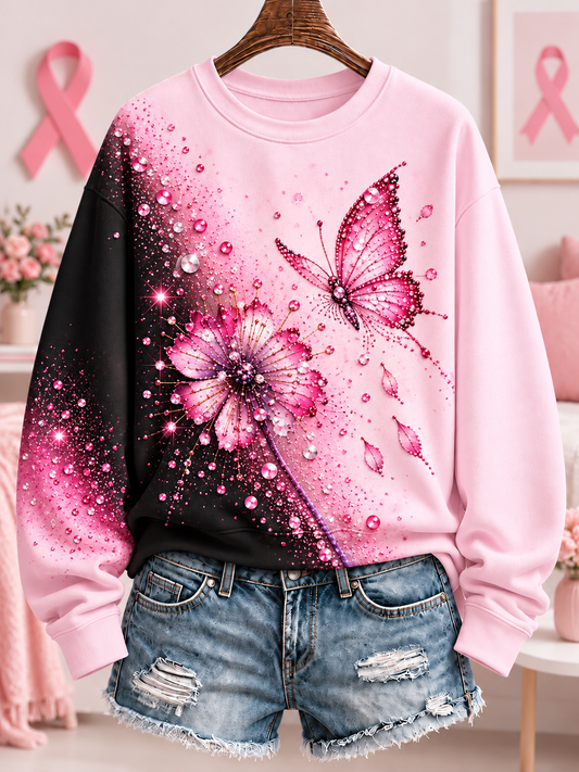 Women's Breast Cancer Regular Sweatshirt