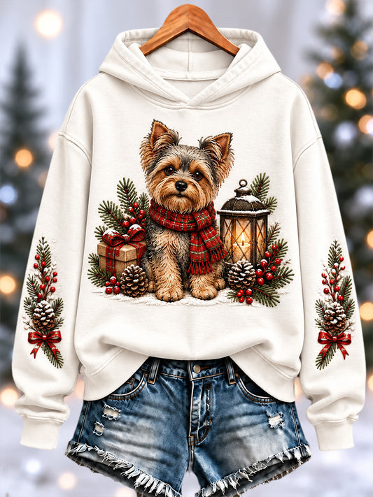 Women's Cute Dog Print Sweatshirt