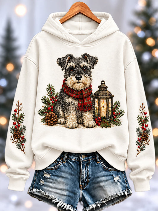 Women's Cute Dog Print Sweatshirt