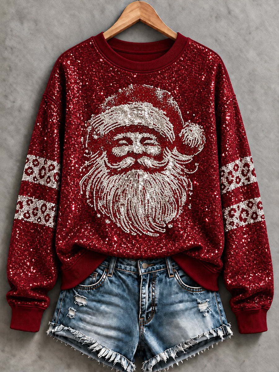 Women's Santa Claus Christmas Casual Sweatshirt