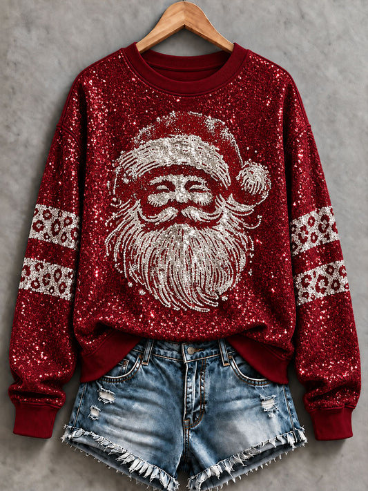 Women's Santa Claus Christmas Casual Sweatshirt