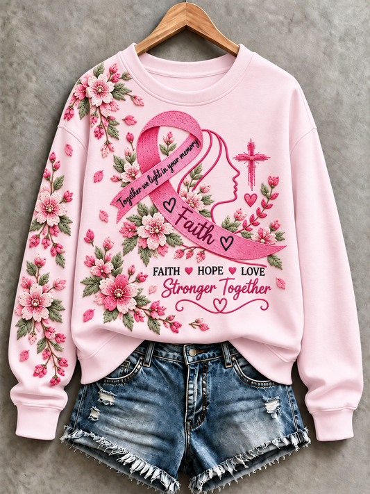 Women's Breast Cancer Regular Sweatshirt