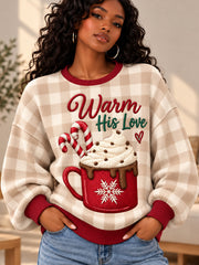 Women's Christmas Print Sweatshirt