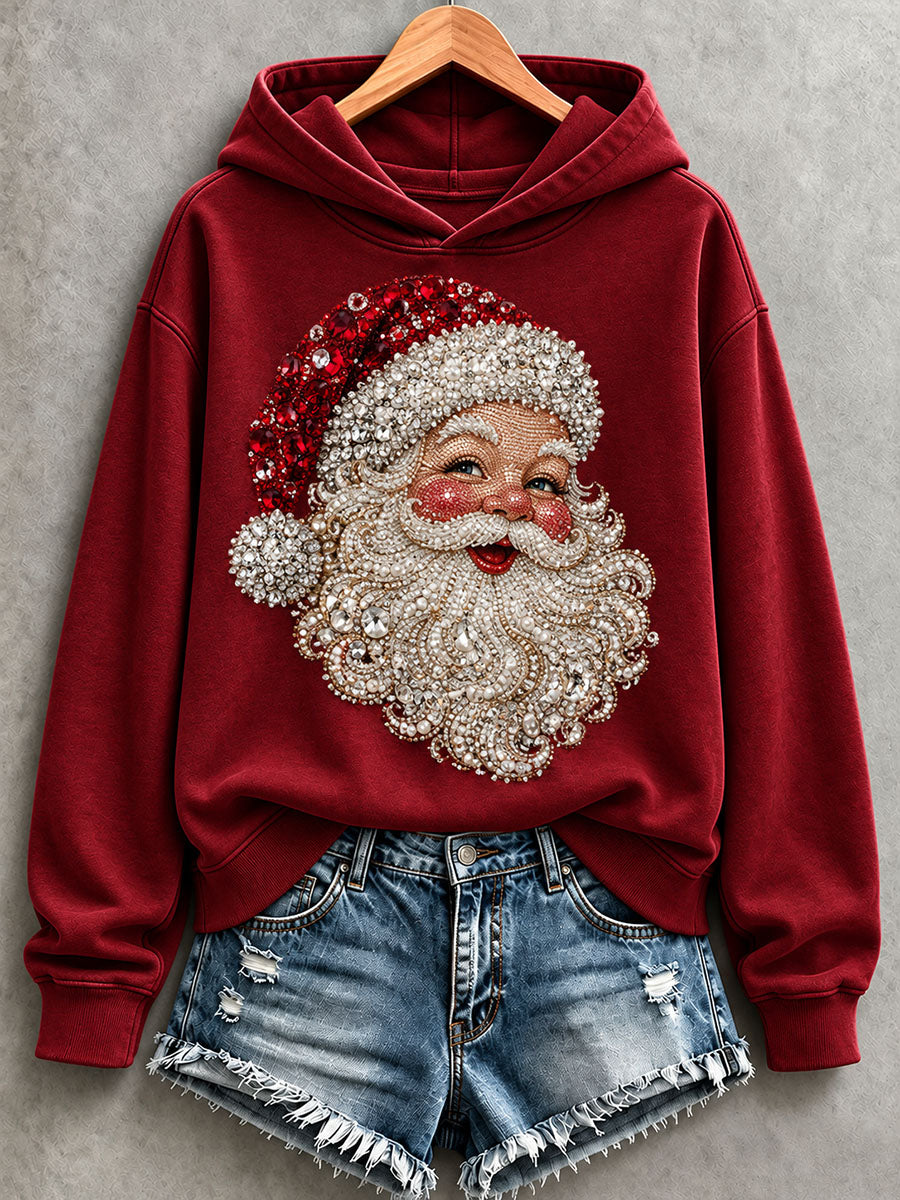 Women's Jewelry Art Santa Hoodie