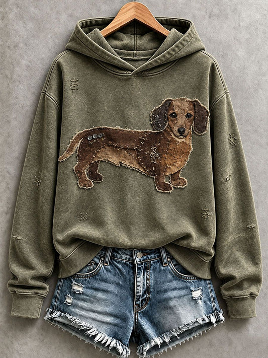 Women's Lovely Dachshund Hoodie