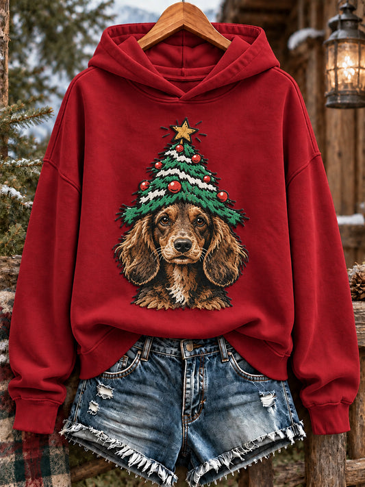 Women's Christmas Print Sweatshirt