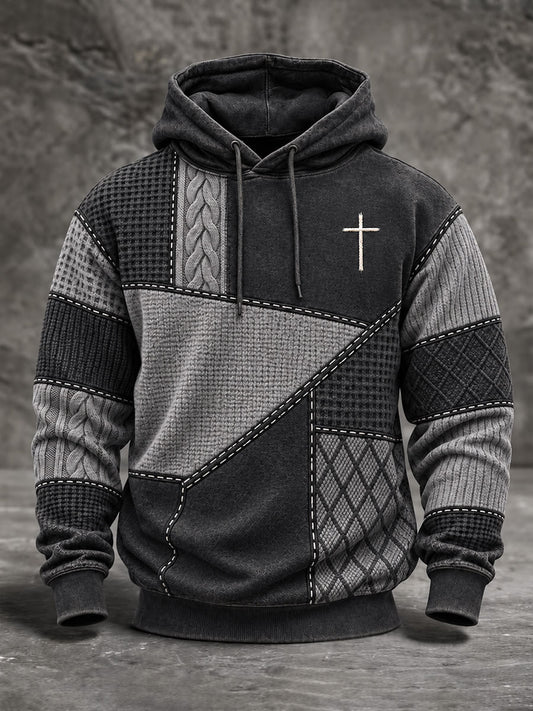 Men's Christian Faith Oversized Drop-Shoulder Hoodie