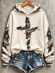 Women's Faith Print Casual Sweatshirt