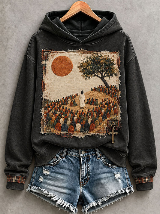 Women's Vintage Jesus Hoodie