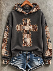 Women's Faith Print Casual Sweatshirt