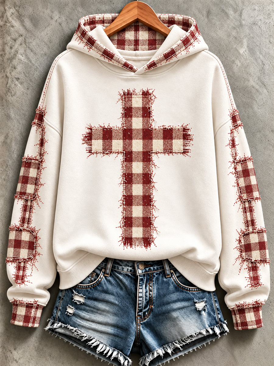 Women's Faith Print Casual Sweatshirt