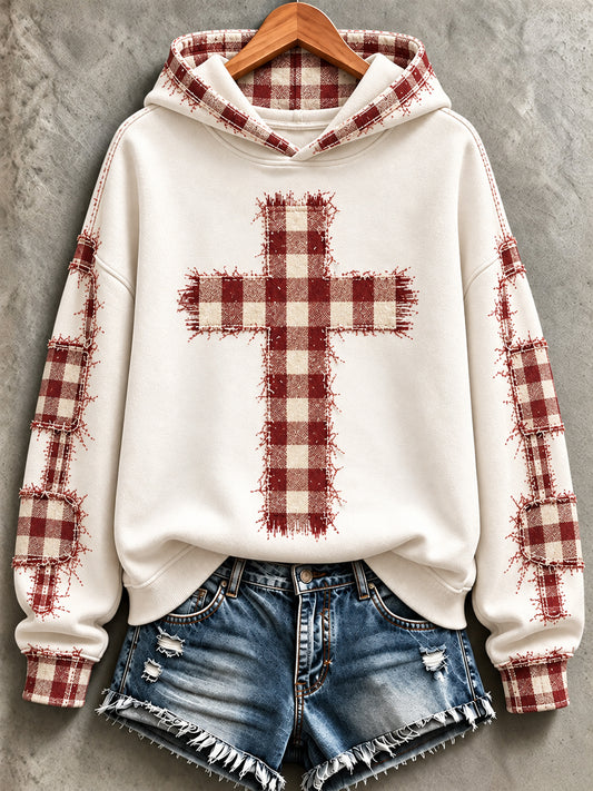 Women's Faith Print Casual Sweatshirt